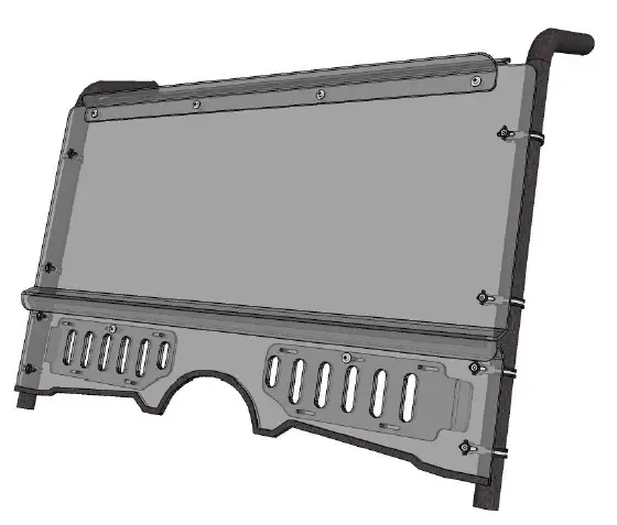 FALCON-+RIDGE-KY-UXV500-WD05-Kymco-UXV-Aero-Vent-Front-Windshield-fig-7