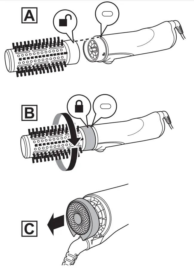 REMINGTON AS5860 Botanicals Rotating Air Styler - Fig 2