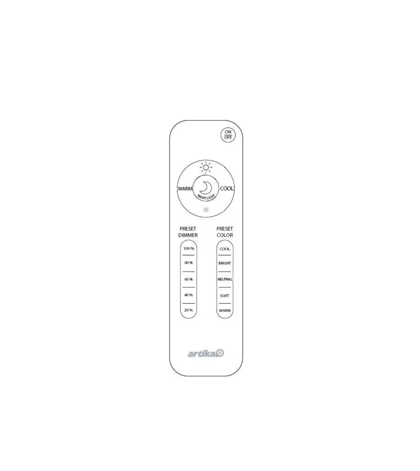 Artika Kd616b-a061 Remote Control User Manual