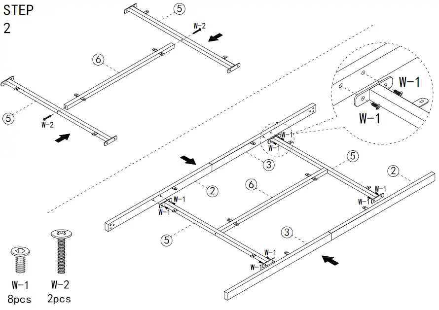 Tribesigns-TJHD-QP-0661-Cassey-70-86-in-Rectangular-Black-White-Engineered-Wood- (3)