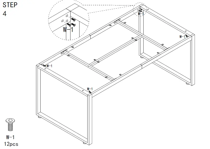 Tribesigns-TJHD-QP-0661-Cassey-70-86-in-Rectangular-Black-White-Engineered-Wood- (5)