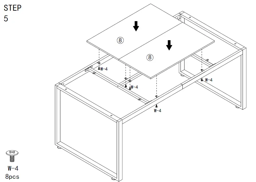 Tribesigns-TJHD-QP-0661-Cassey-70-86-in-Rectangular-Black-White-Engineered-Wood- (6)
