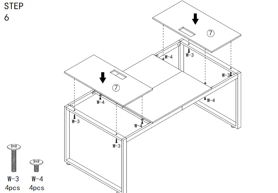 Tribesigns-TJHD-QP-0661-Cassey-70-86-in-Rectangular-Black-White-Engineered-Wood- (7)