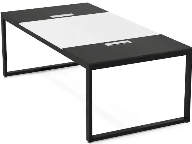 Tribesigns-TJHD-QP-0661-Cassey-70-86-in-Rectangular-Black-White-Engineered-Wood-PRO