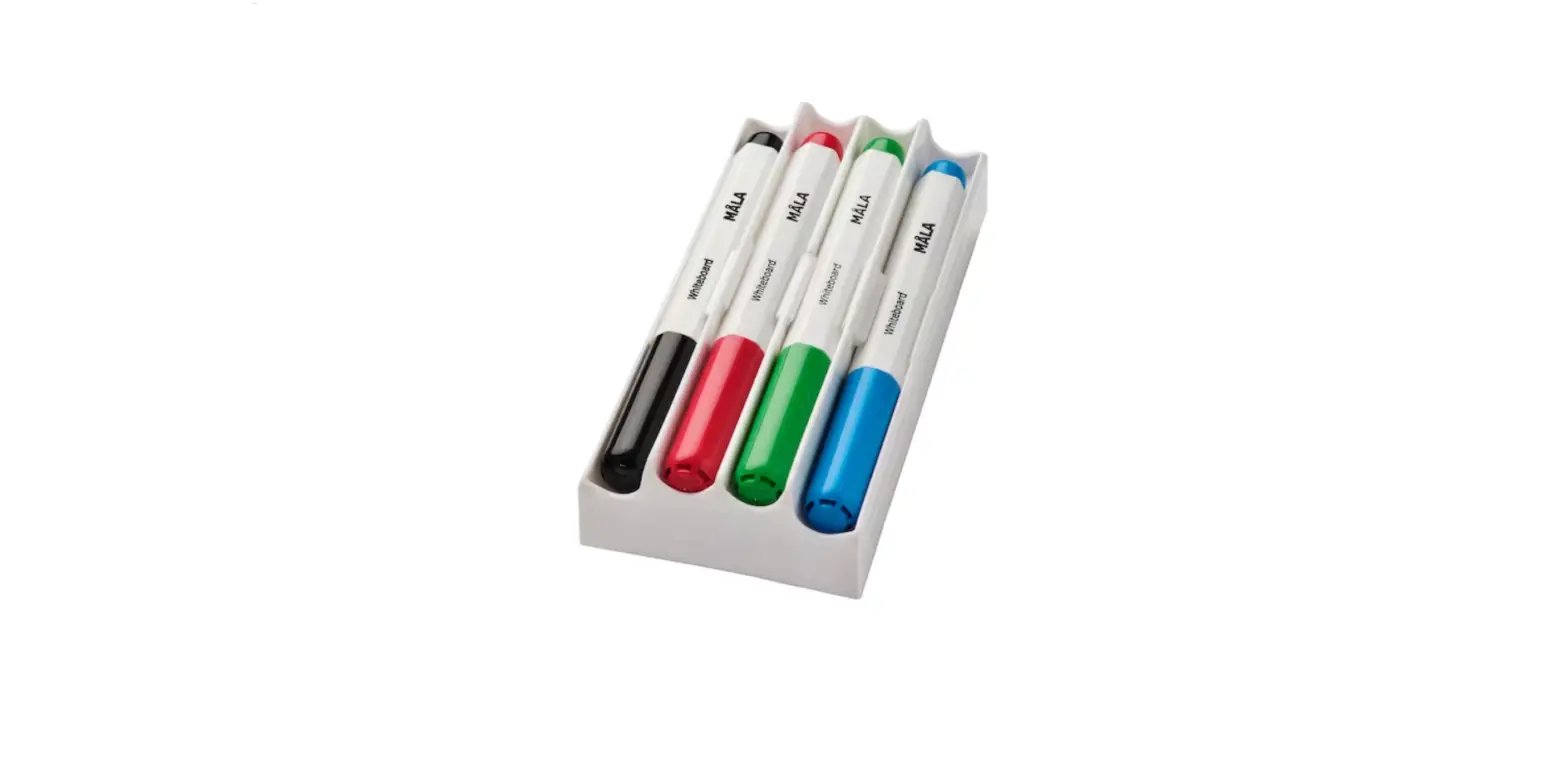 Ikea 304.565.93 Mala Whiteboard Pen Mixed Colours User Manual