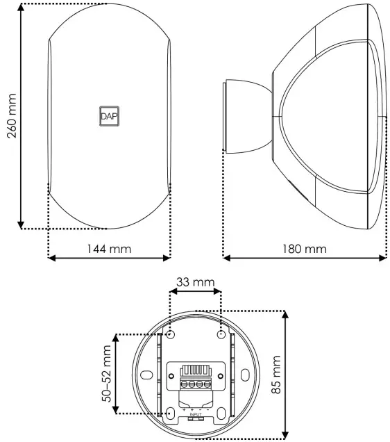 DAP WMS4 B Speaker - Figure 6