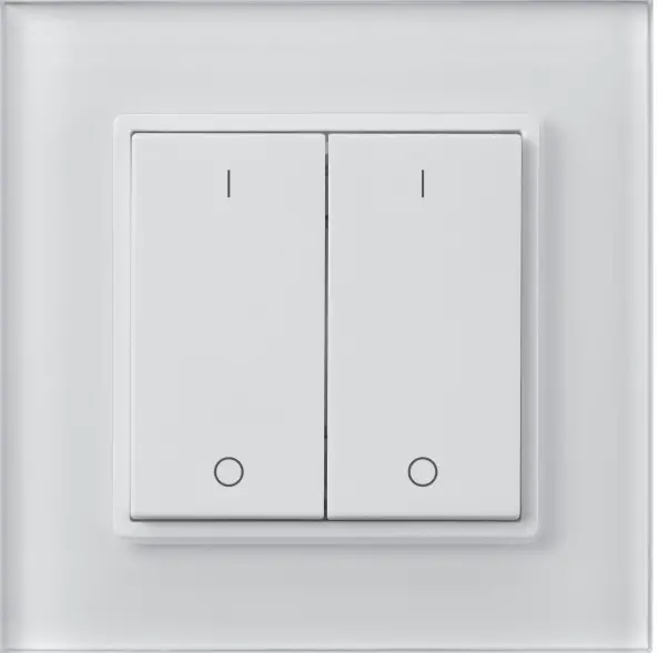 HOFTRONIC 4406547 Wireless Wall Dimmer Push Button - 2 Zone