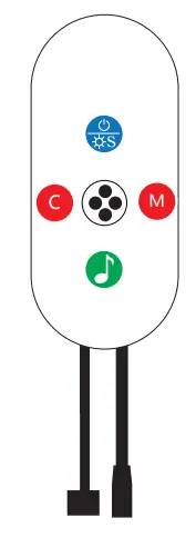 LEDMY CAR Interior Lights - button bluetooth control box