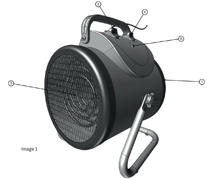Bio Green PAL 2.0USDT Palma Greenhouse Heater incl. Digital Thermostat (1)