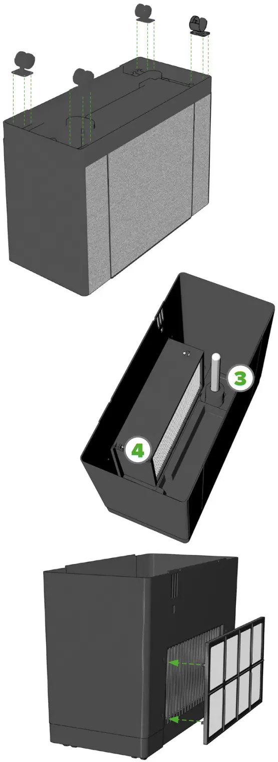 AIRCARE 4DTS900 Digital Whole House Console Style Evaporative Humidifier - Figure 2
