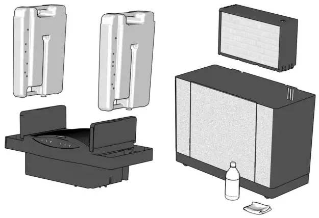 AIRCARE 4DTS900 Digital Whole House Console Style Evaporative Humidifier - Figure 7