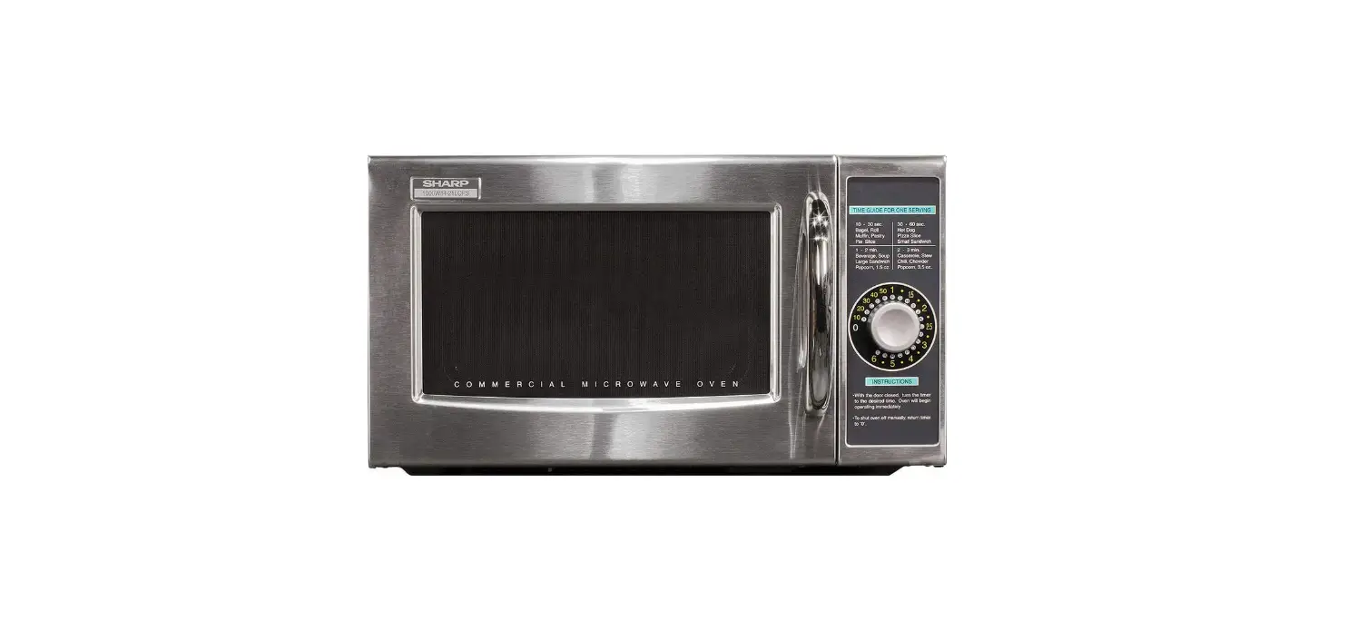 Sharp R-21ltf Medium-duty Commercial Microwave Oven User Manual