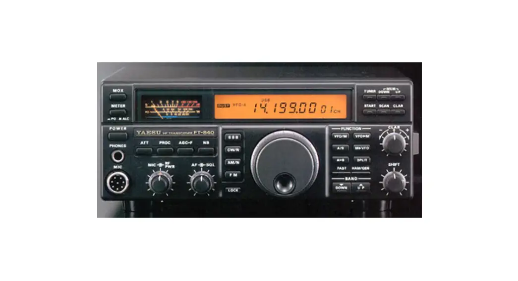 Yaesu Ft-840 Compact High Performance Hf Transceiver User Manual