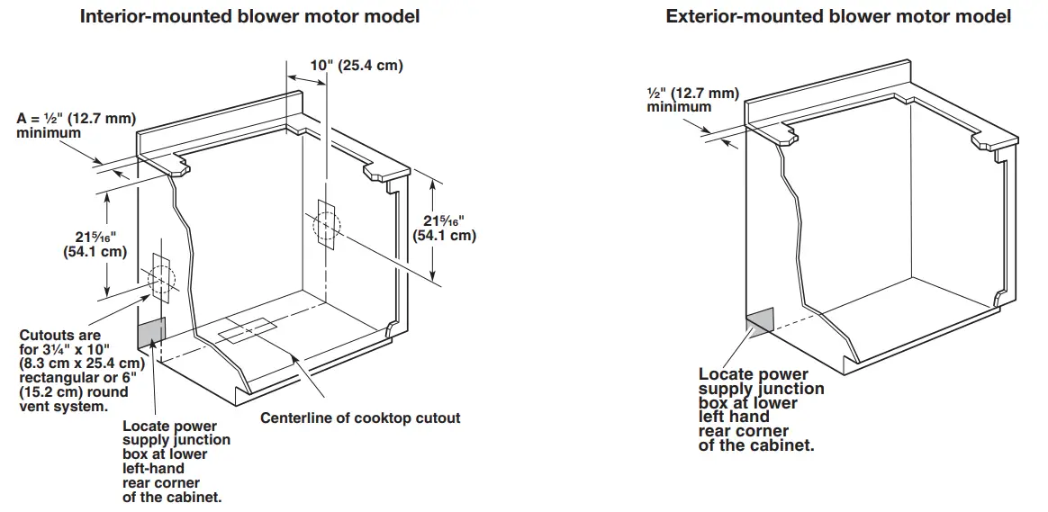 Kitchenaid W10342489G Retractable Pop Up Downdraft Vent System - fig 1