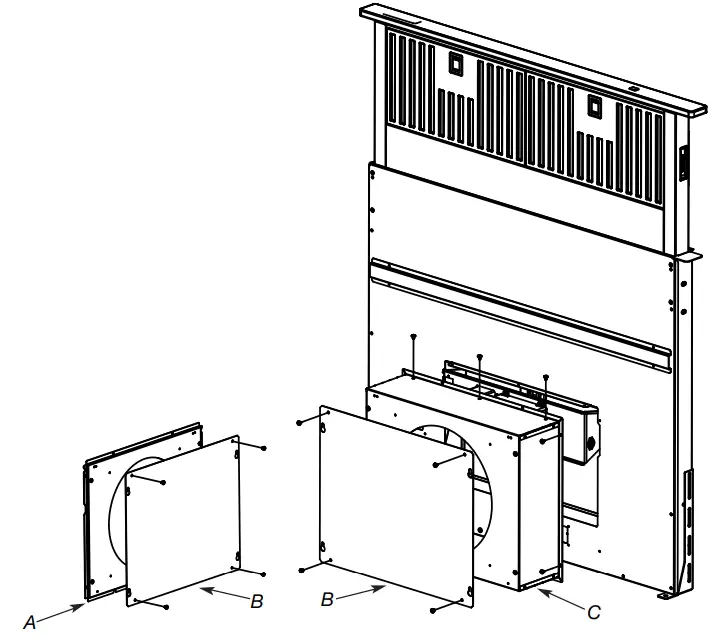 Kitchenaid W10342489G Retractable Pop Up Downdraft Vent System - fig 19