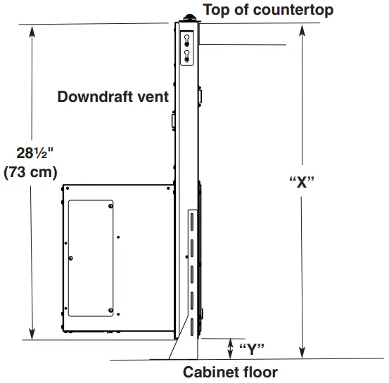 Kitchenaid W10342489G Retractable Pop Up Downdraft Vent System - fig 33