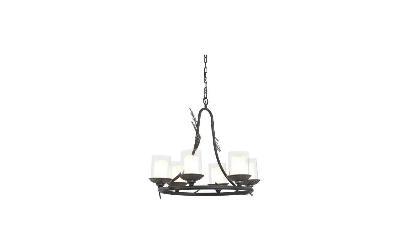 Minka Lavery 2756-694 Ponderosa Ridge 6-light Weathered Spruce With Silver Rustic Outdoor Chandelier Instruction Manual