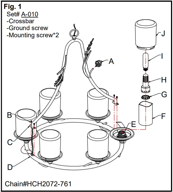 MINKA LAVERY 2756-694 Ponderosa Ridge 6-Light Weathered Spruce with Silver Rustic Outdoor Chandelier-fig2