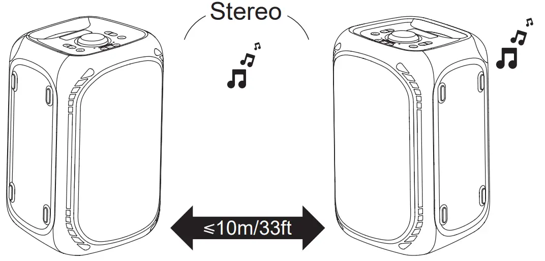 F D PA2322 Wireless Party Speaker - fig 6