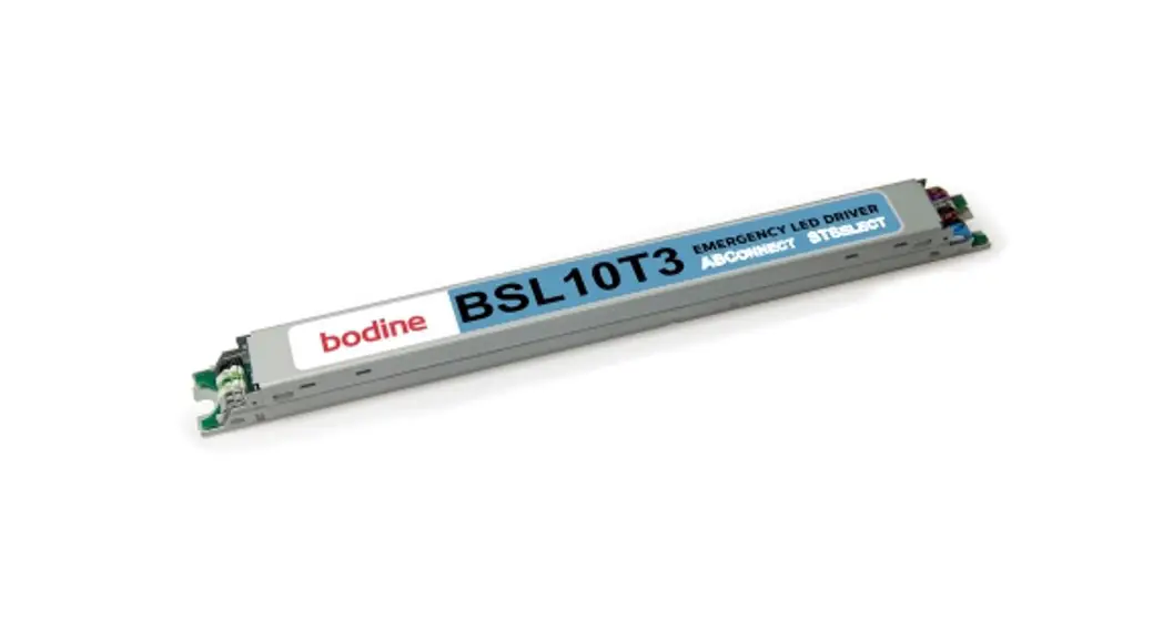 Bodine Bsl10t3 Self Testing Emergency Led Driver User Manual