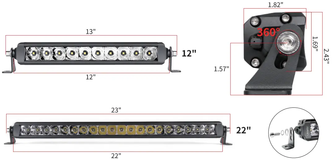 LASFIT LW30CBSTW LED Light Bars - FIGURE 3
