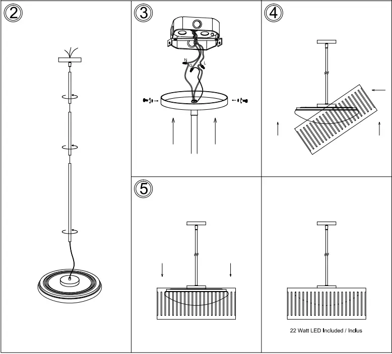 Dainolite SDLED-20P Slit Drum Black Modern Contemporary Drum LED Pendant Light-fig3
