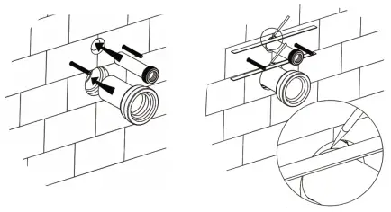 Dry Fit Flange and Inlet Pipe