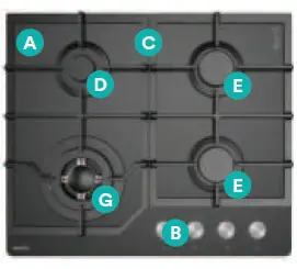 esatto-ECGG604W-ECGG905W-Gas-on-Glass-Cooktop-1