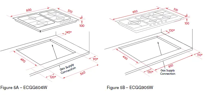 esatto-ECGG604W-ECGG905W-Gas-on-Glass-Cooktop-10