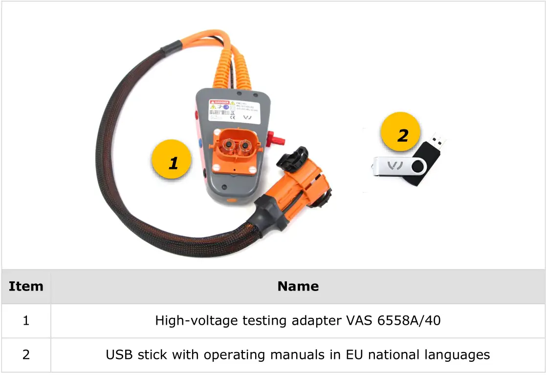 CAR-connect High-Voltage Testing Adapter VAS 6558A-40 - Fig1