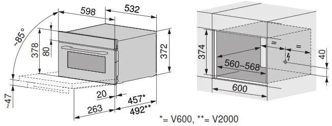 V ZUG V4000 Dishwashers - overview 5