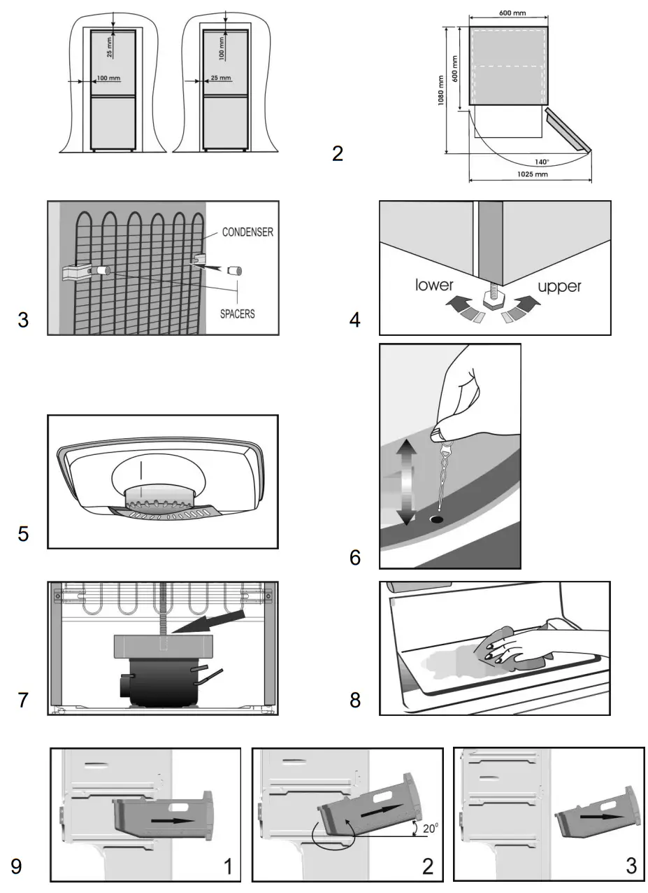 beko CS234030 Refrigerator Freezer-fig3