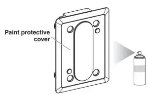 FIG 21 Painting the frame
