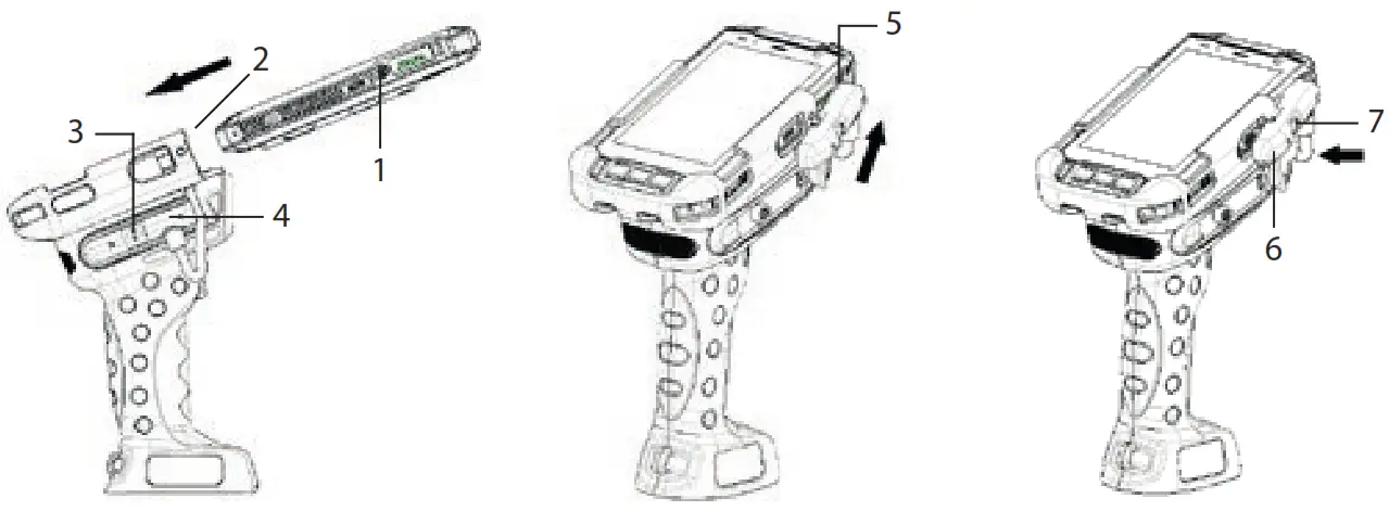i safe MOBILE IS TH1xx.RG Rugged Hand Held Barcode Scanner - ISM interface
