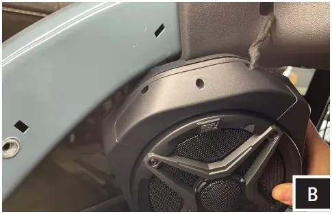 SSV WORKS BR-B65 2021 Ford Bronco 6 5 Inch Rear Speaker Pod Add Ons - INSTALLATION 2