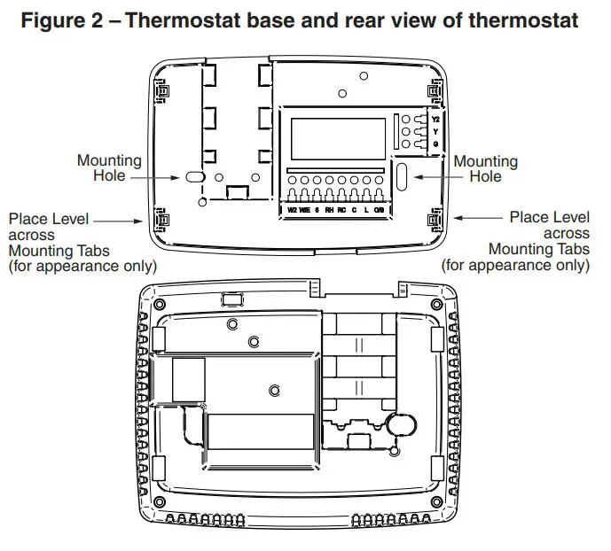 EMERSON 1F85-0477 Blue 4” Universal Thermostat Instruction Manual - Figure 2