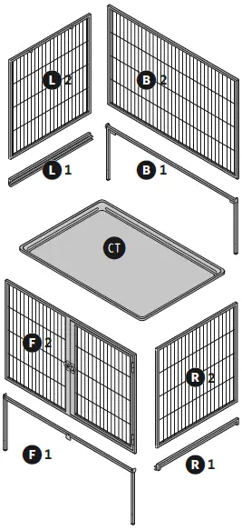PREVUE HENDRYX 58501 Ferret Stack One Story 01