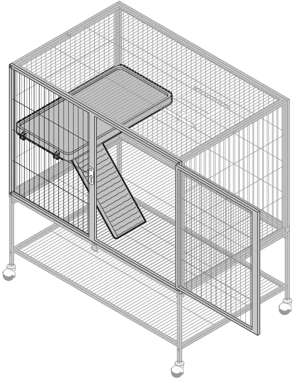 PREVUE HENDRYX 58501 Ferret Stack One Story 18