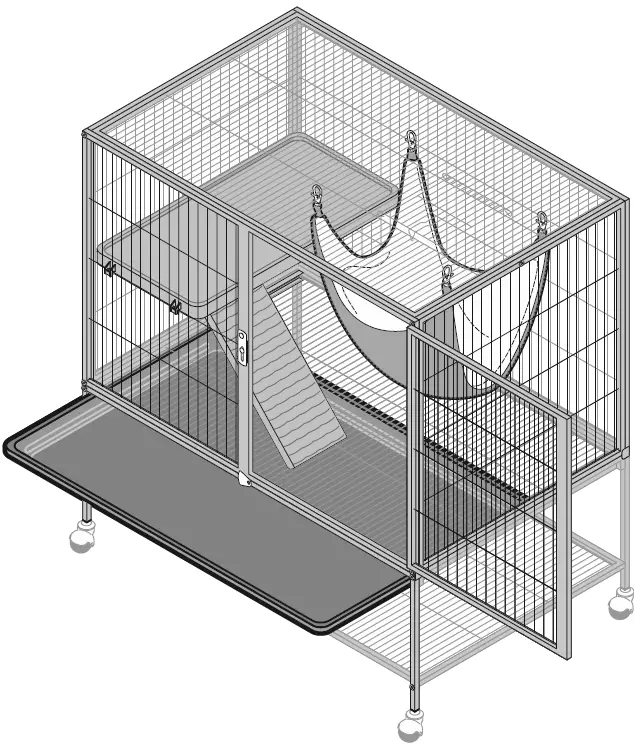 PREVUE HENDRYX 58501 Ferret Stack One Story 19