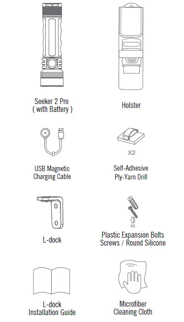 OLIGHT Seeker 2 Flashlight 1