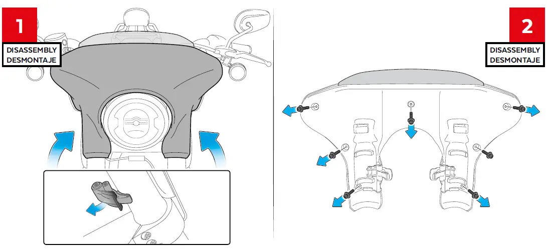 Puig-21340-High-Road-Screen-For-Harley-Softail-Sport-Glide-FIG-3