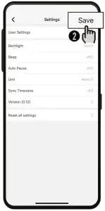 XOSS G+ - App Settings 2