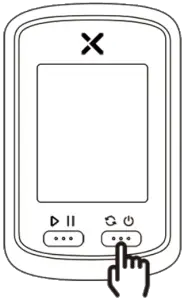 XOSS G+ - GPS location 1