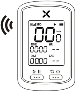 XOSS G+ - GPS location 3