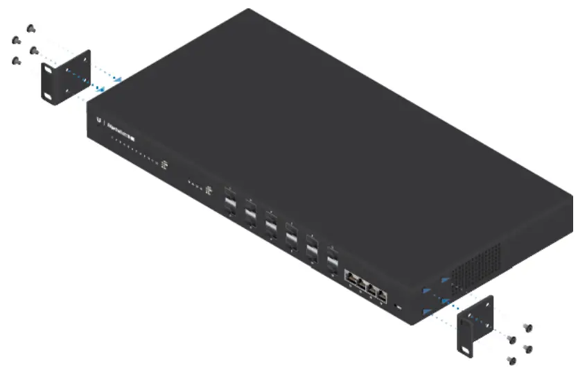 UBIQUITI ES 16 XG EdgeSwitch - Mounting in a Rack