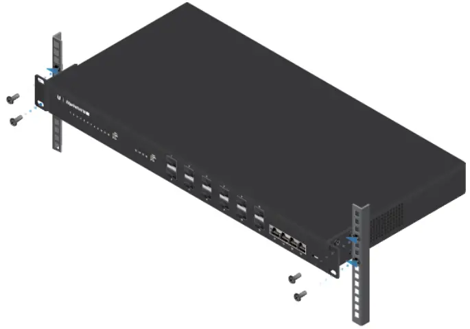 UBIQUITI ES 16 XG EdgeSwitch - Mounting in a Rack3