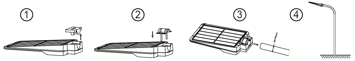 V-TAC VTST15 LED Lamp installation 1