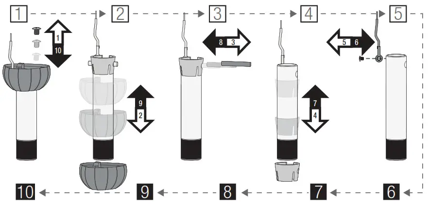 Hunter 51414 Woodfield 52-Inch Indoor Ceiling Fan - Downrod 1