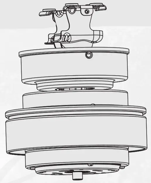 Hunter 51414 Woodfield 52-Inch Indoor Ceiling Fan - Hanging the Fan 2