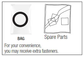 Hunter 51414 Woodfield 52-Inch Indoor Ceiling Fan - Here is what comes in your box 3